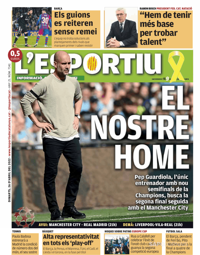 L'esportiu (26 abr 2022) – Jornais e Revistas 1896 2b738ed716d0c817dad8c99295c5657f