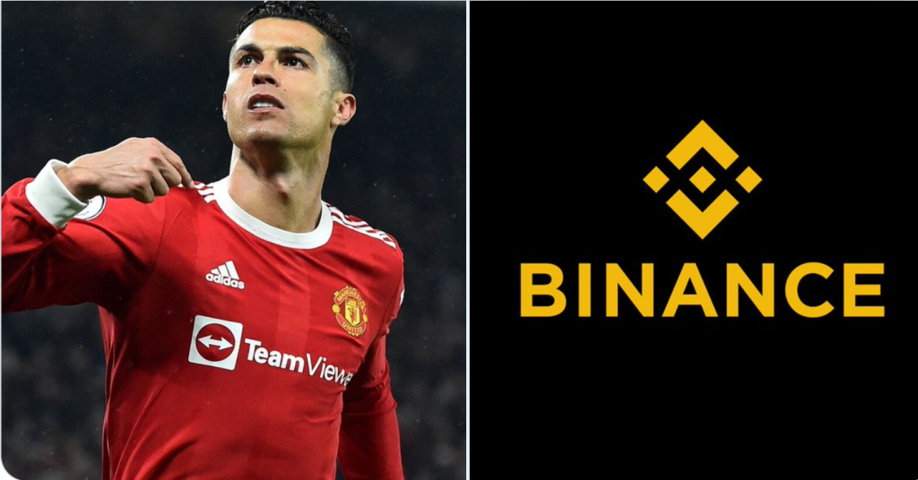 ronaldo processado binance