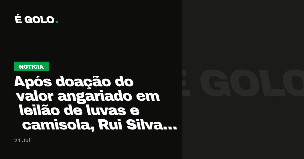Após doação do valor angariado em leilão de luvas e camisola, Rui Silva visita APPACDM da Maia