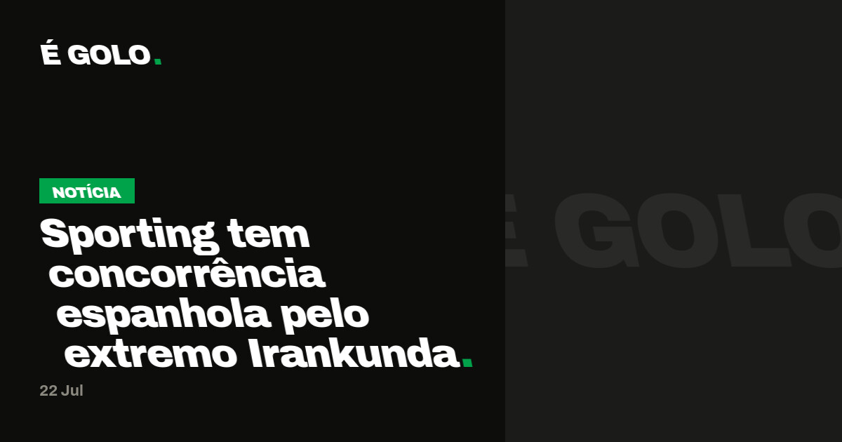 Sporting tem concorrência espanhola pelo extremo Irankunda